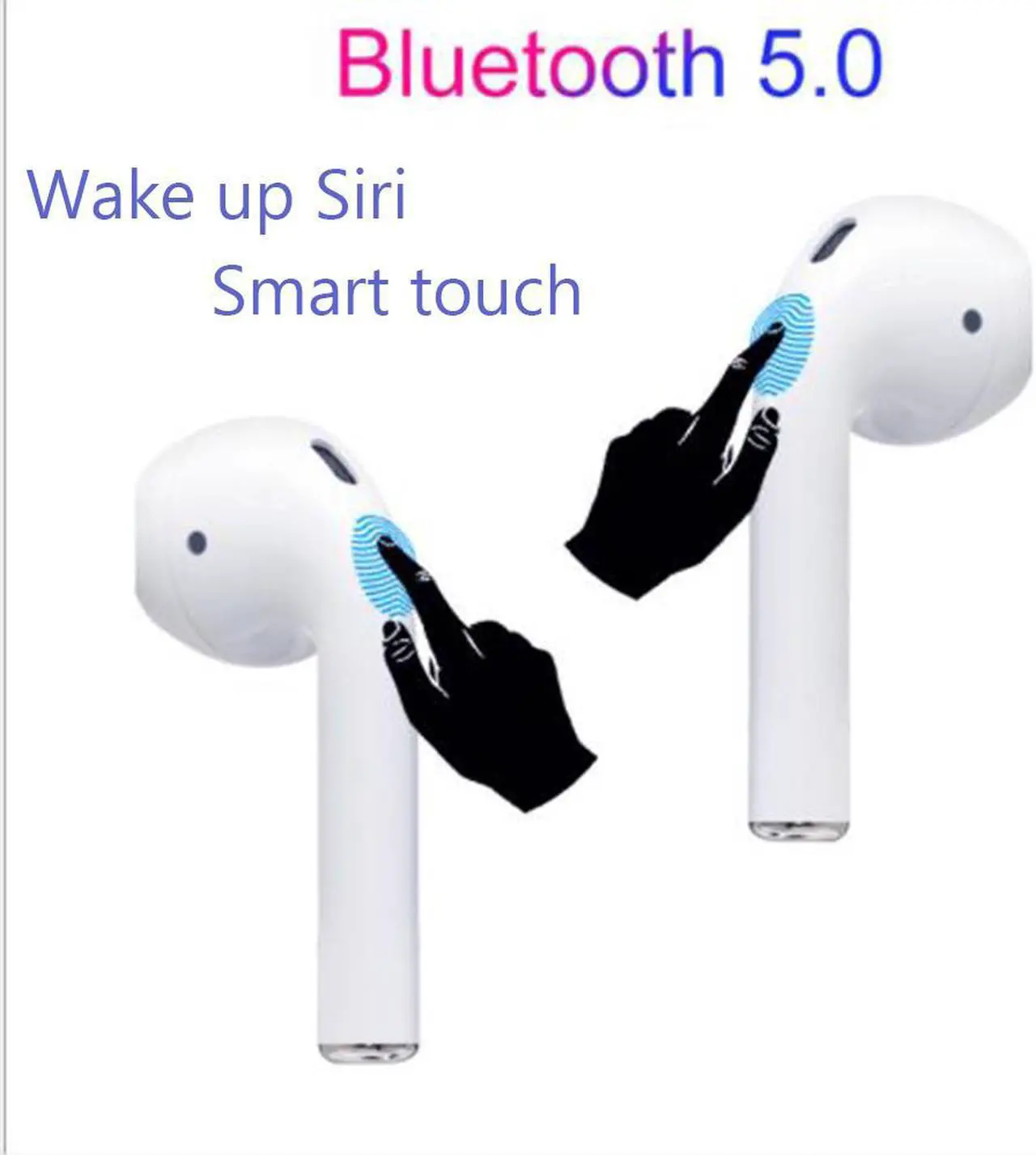 Alt view image 6 of 7 - i14 TWS 1:1 Mini Air Pods Wireless Bluetooth 5.0 Super 3D Stereo Bass Earbuds