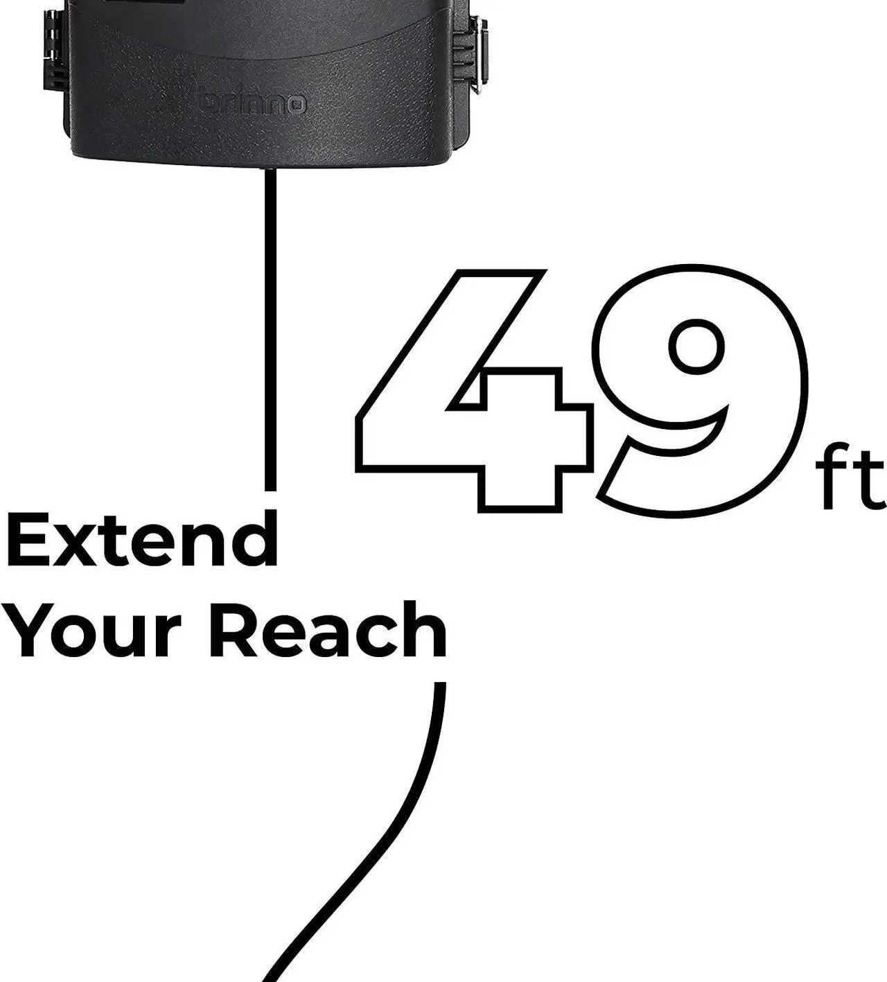 Alt view image 6 of 6 - Brinno AFB1000 Camera Extender Kit - 10M USB-C Power Extension Cable for Outdoor Use - Instantly View and Transfer Data at high-speeds - Compatible with BCC2000 or TLC Series with ATH2000 housing