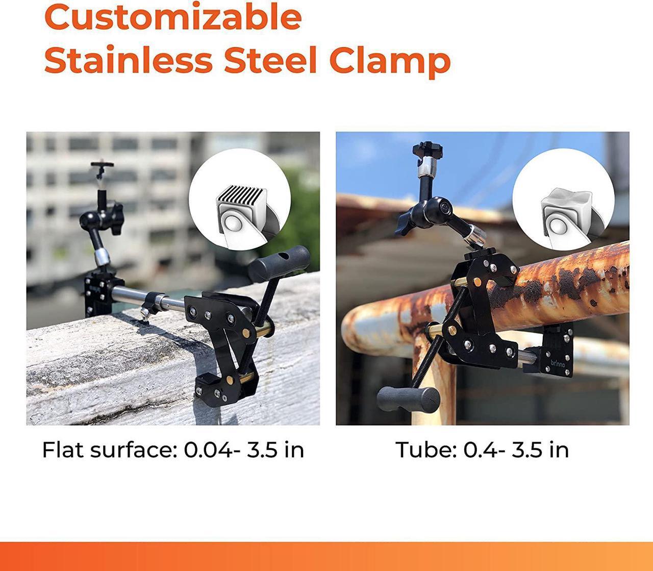 Alt view image 7 of 7 - Brinno BCC2000 Plus Construction Camera Bundle | Includes: Full HD TLC2000 Time Lapse Camera, 32-ft Extender Kit, Clamp Mount & Waterproof Case | 1-Year Battery (2-Pack)