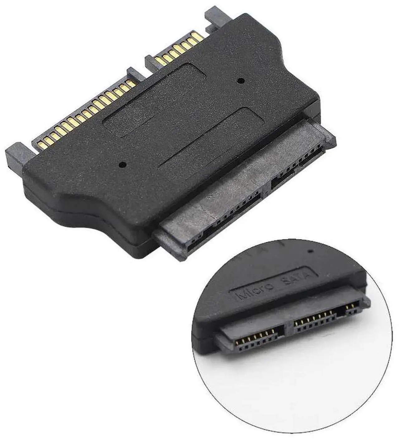 Alt view image 2 of 6 - SATA 22 pin Female to 1.8" IN Micro SATA 16 pin Male 3.3V Adapter convertor for Hard Disk Drive SSD