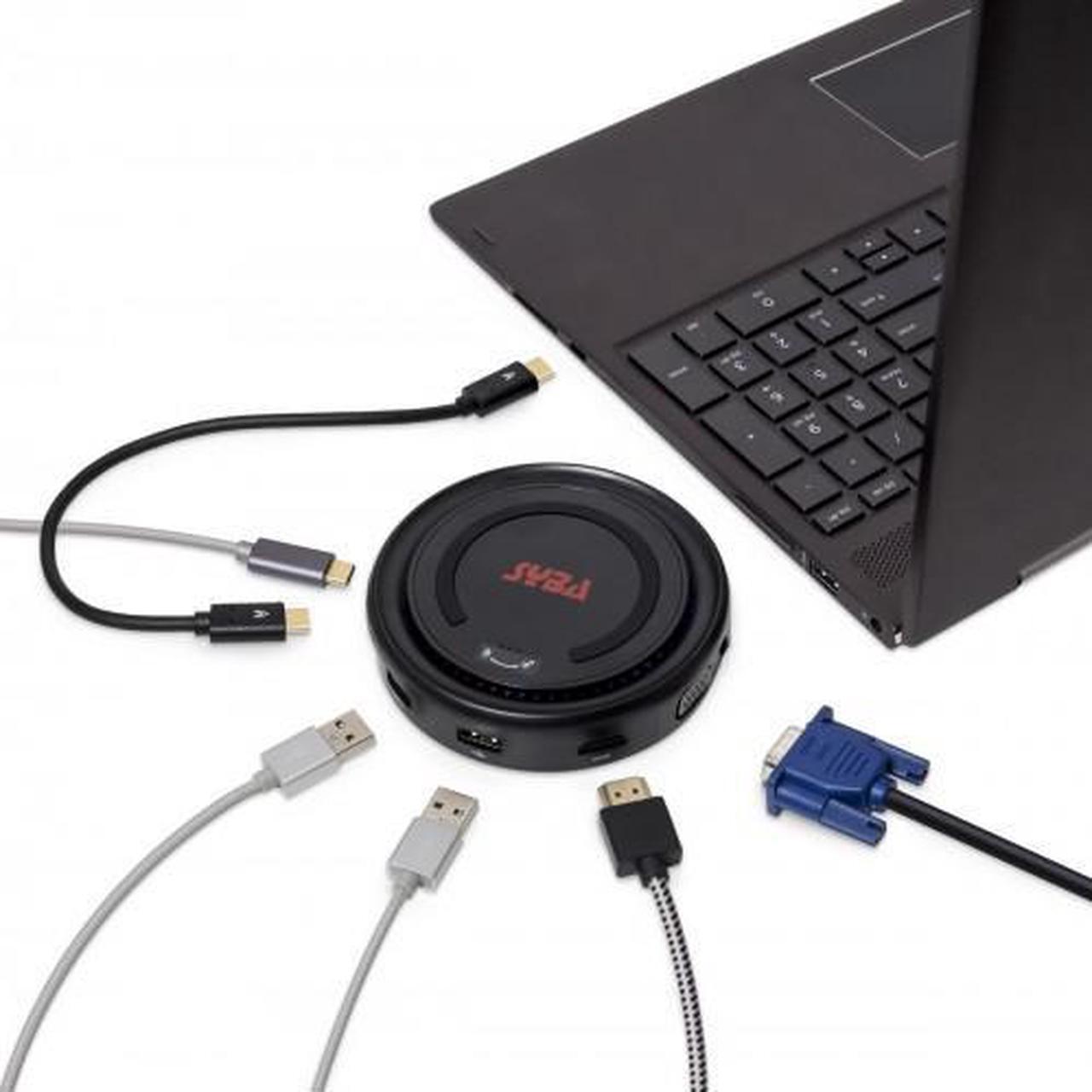 Main image of 6-in-1 USB 3.1 Gen 1 Type-C Hub Docking Station with 10W QI Wireless Charger