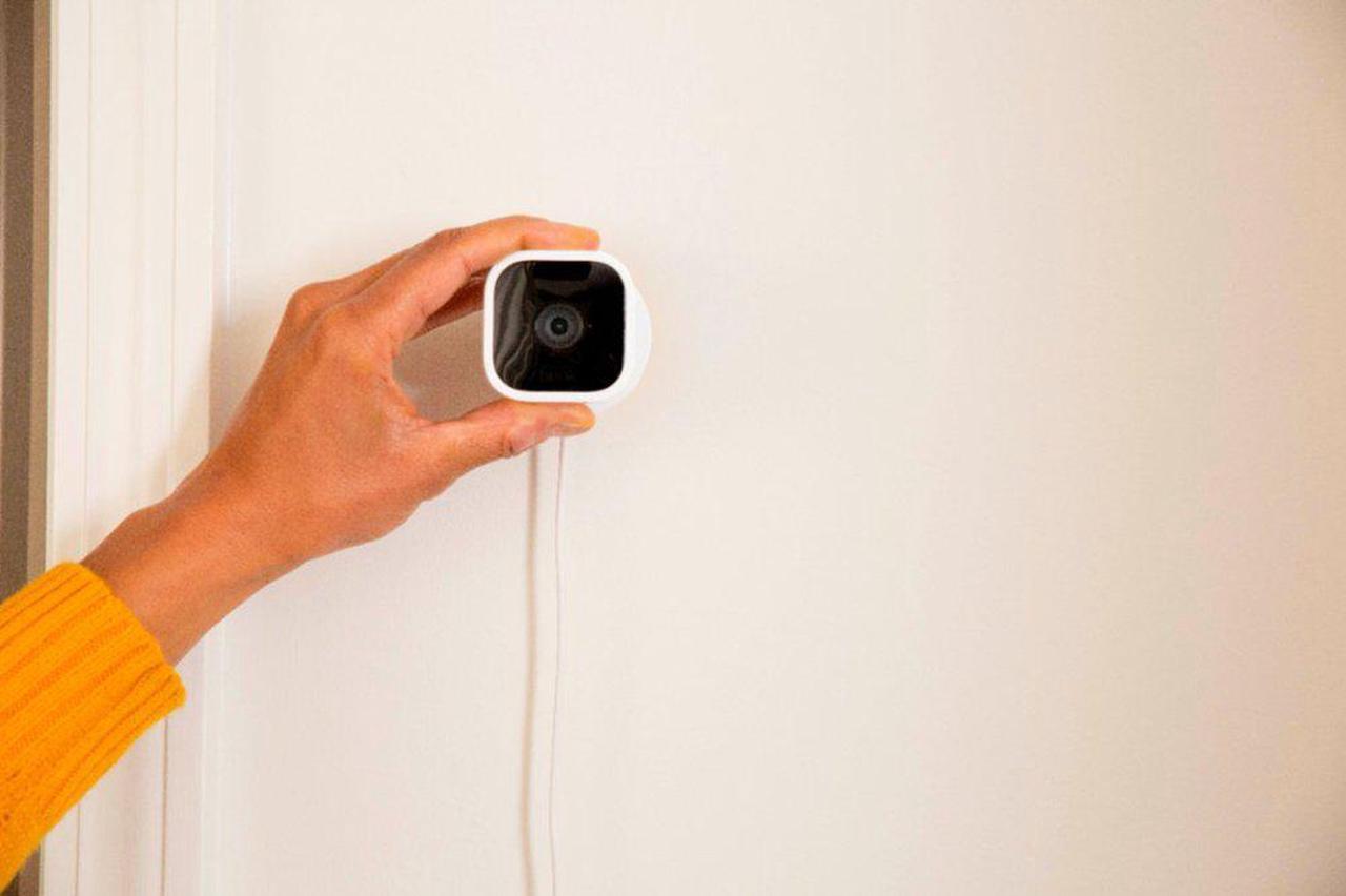 Alt view image 4 of 20 - Blink Mini Compact indoor plug-in smart security camera 1080 HD video motion detection Works with Alexa – 1 camera White