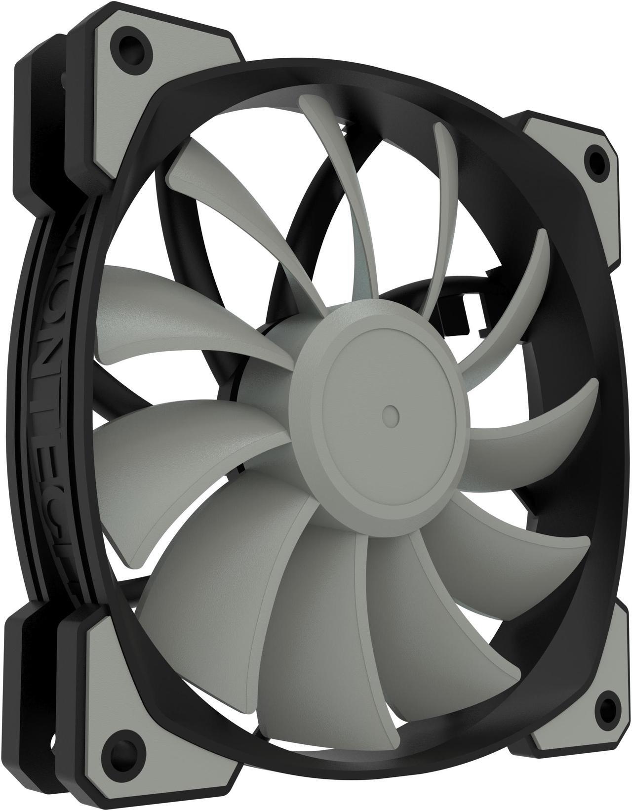 Alt view image 3 of 7 - Montech Air Fan P120, 120mm Fan 2 in 1, 4Pin PWM, Durable Low Noise FDB System, High Cooling Performance, High Performance Fan Blades, Proprietary Enhanced Fan Frame