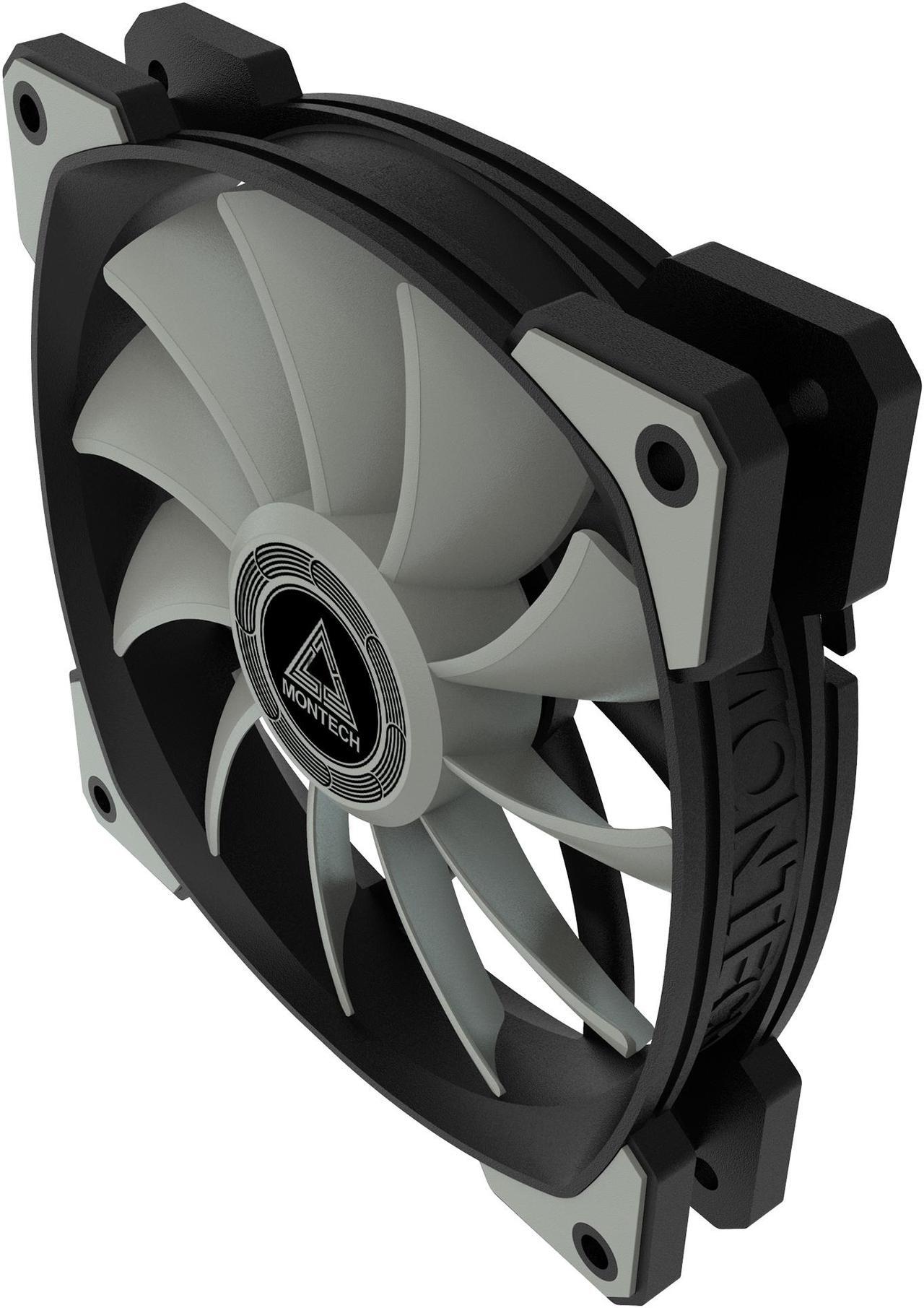 Alt view image 6 of 7 - Montech Air Fan P120, 120mm Fan 2 in 1, 4Pin PWM, Durable Low Noise FDB System, High Cooling Performance, High Performance Fan Blades, Proprietary Enhanced Fan Frame