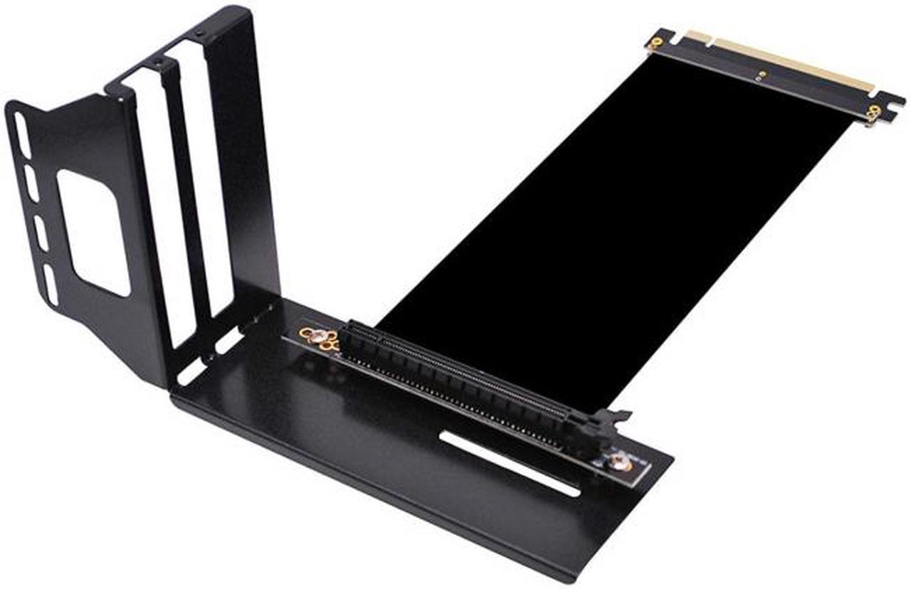 Plugadget Vertical Graphics Card Holder Bracket GPU Mount with High Speed PCIe 3.0 x16 PCIE Riser Cable