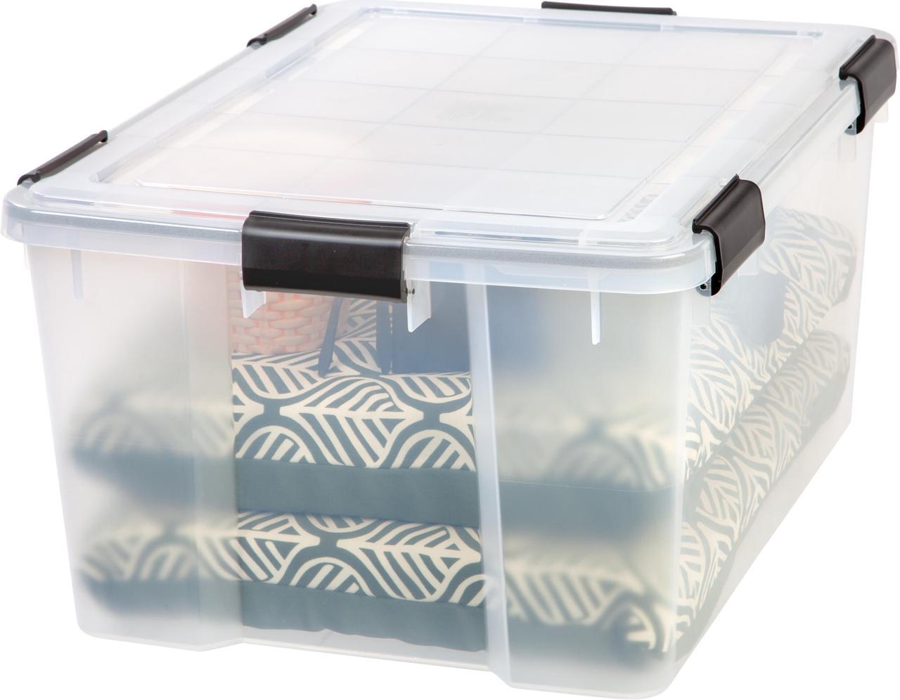 Alt view image 2 of 4 - IRIS 62 Quart WeatherPro Storage Box, Clear