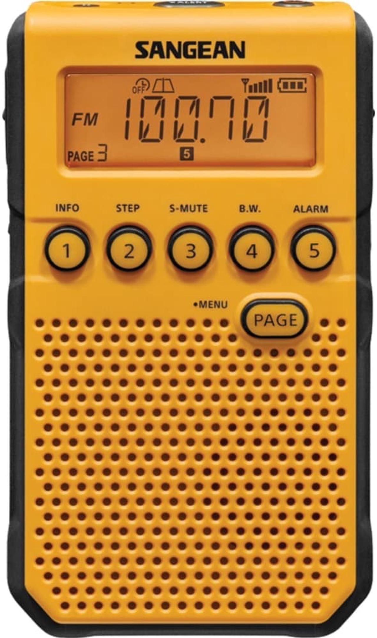 Alt view image 11 of 14 - Sangean - DT-800YL - Sangean DT-800YL Weather & Alert Radio - with Weather Disaster, Child Abduction Emergency (Amber