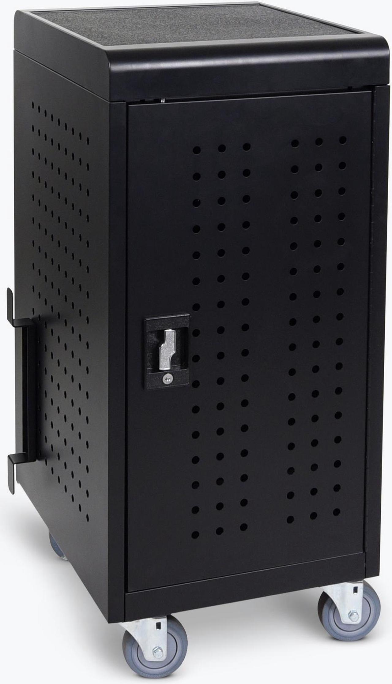 Alt view image 7 of 9 - Luxor LLTM24-B  24 Tablet/Chromebook Charging Cart