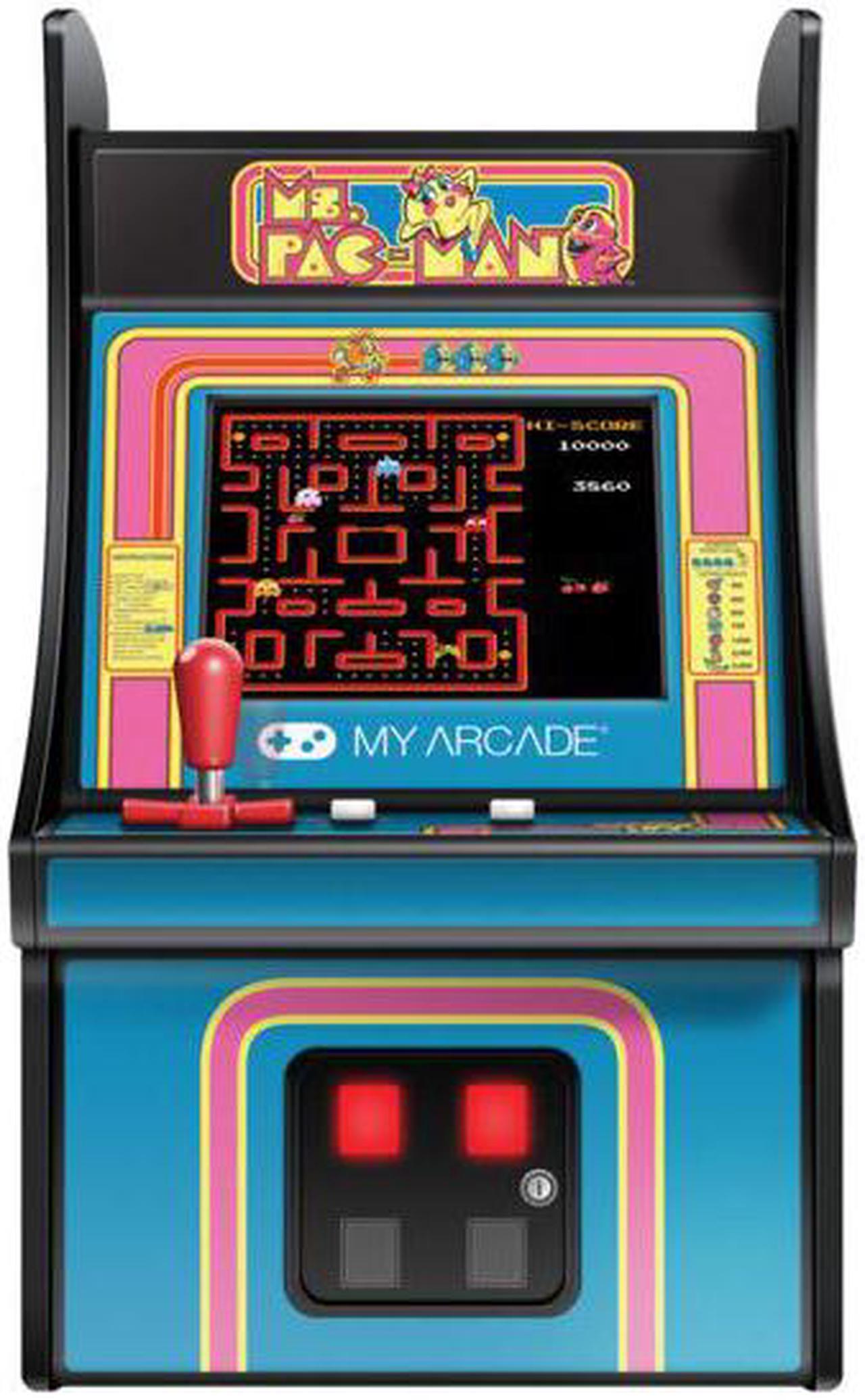 Alt view image 9 of 18 - My Arcade Ms. Pac-Man Micro Player 6" Collectable Portable Handheld Video Game