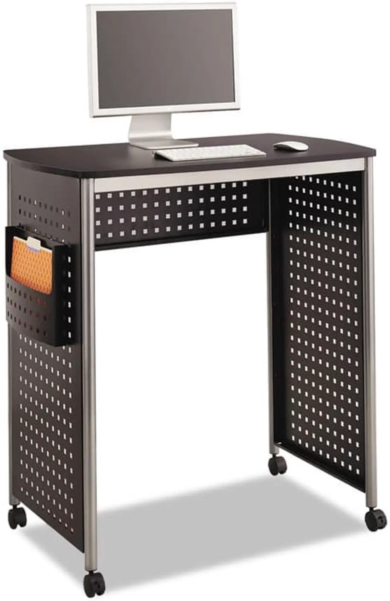 Alt view image 3 of 6 - Scoot Stand-Up Workstation, 39 1/2w X 23 1/4d X 42h, Black