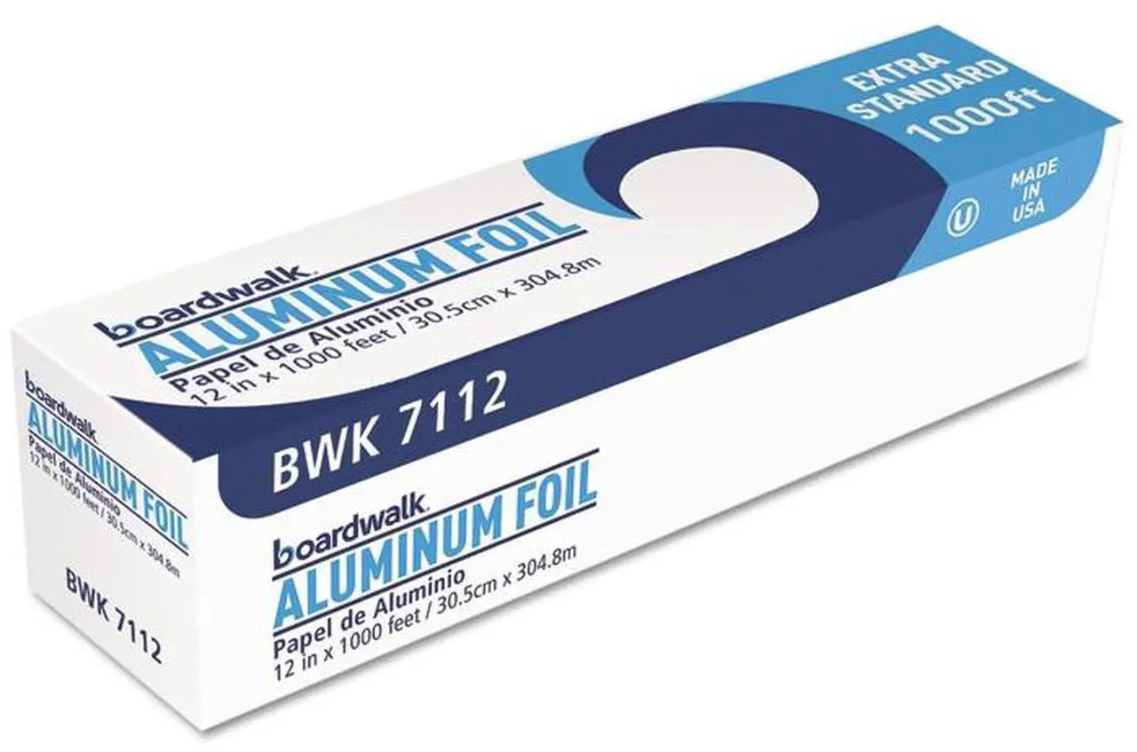 Alt view image 6 of 16 - Premium Quality Aluminum Foil Roll, 18" X 1000 Ft, 16 Micron Thickness, Silver