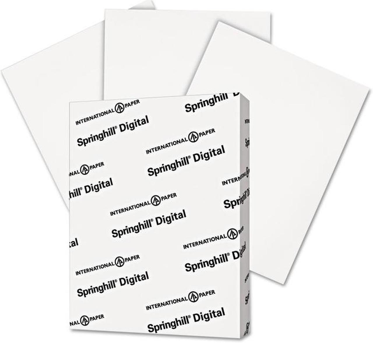 Alt view image 5 of 7 - Springhill Digital Index White Card Stock 110 lb 8 1/2 x 11 250 Sheets/Pack