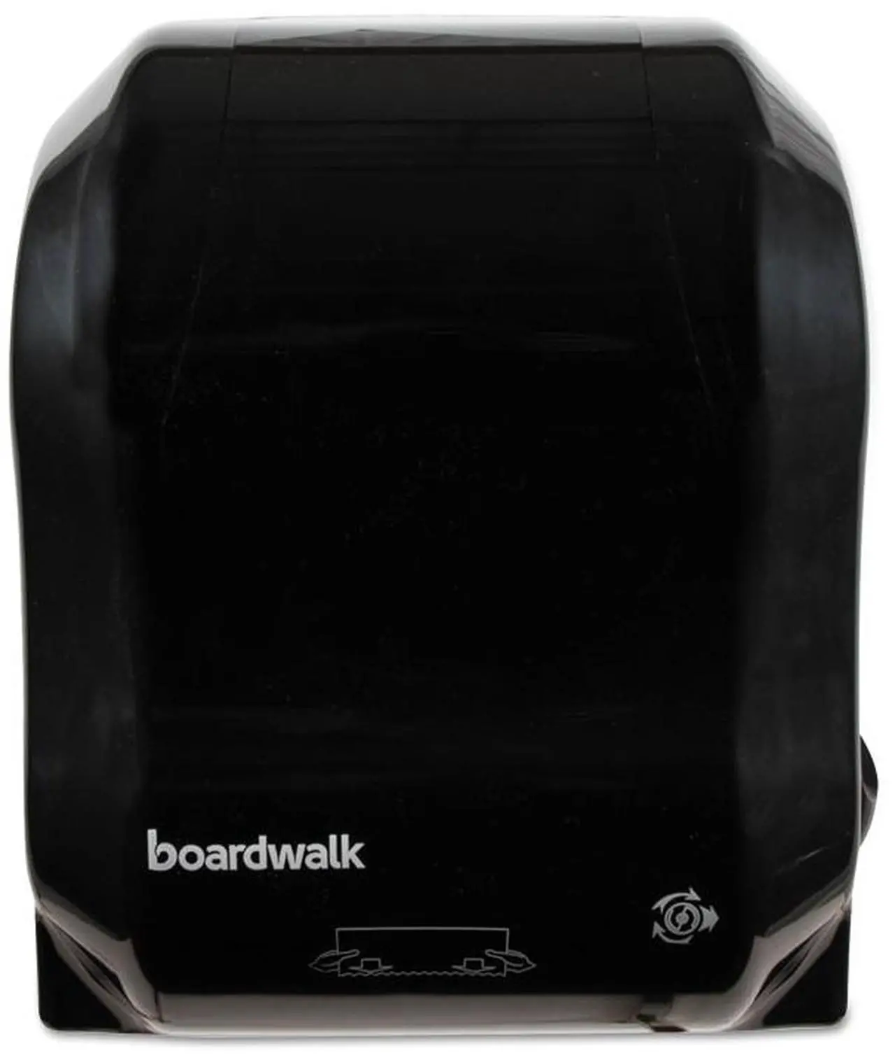 Alt view image 2 of 13 - Boardwalk BWK1501 Xtra Mechanical Towel Dispenser, 16.81" x 12.13" x 9.81" - Black