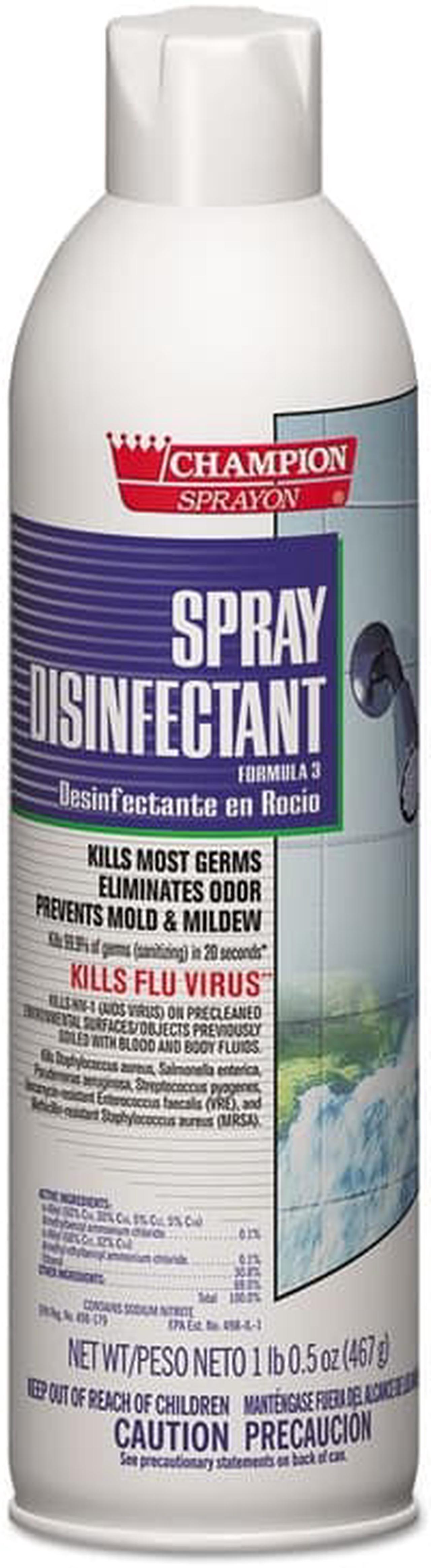 Alt view image 3 of 5 - Chase Products Champion Sprayon Spray Disinfectant 16.5oz 5157