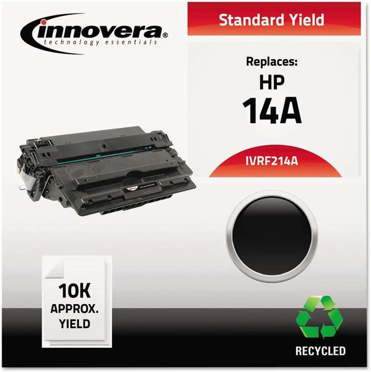 Alt view image 4 of 9 - Innovera IVRF214X Innovera Remanufactured CF214X (14X) High-Yield Toner, 17500 P