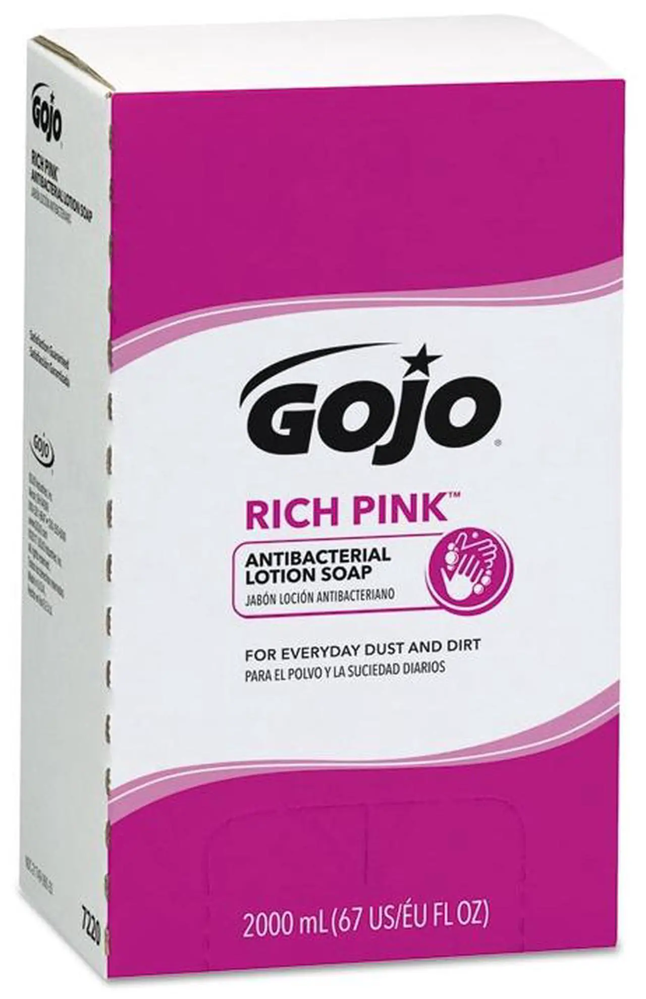 Alt view image 12 of 17 - Gojo Industries, Inc Lotion Soap Antibacterial 2000mL Citrus Scent Pink 722004