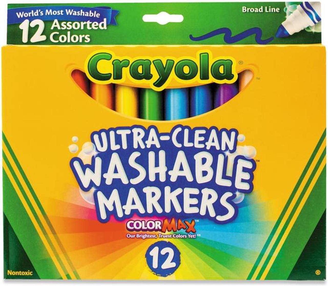 Alt view image 14 of 20 - Crayola Marker,Fine,Wshble,40,Ast 587861