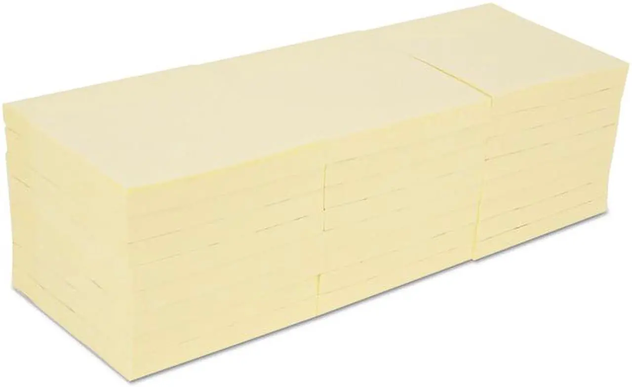 Alt view image 3 of 20 - Universal Self-Stick Note Pads, 3" x 3", Pastel, 90-Sheet, 24/Pack
