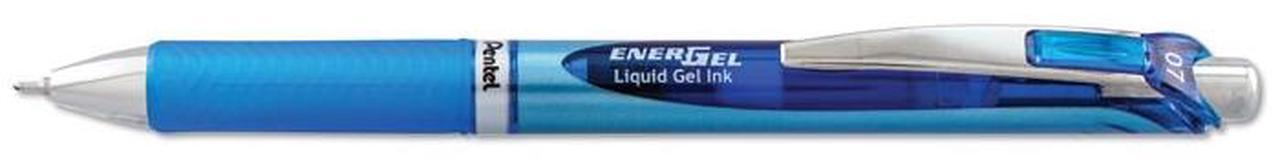 Alt view image 6 of 8 - Pentel EnerGel RTX Retractable Liquid Gel Pen .7mm USA Barrel Black Ink 5/PK BL77USABP5A