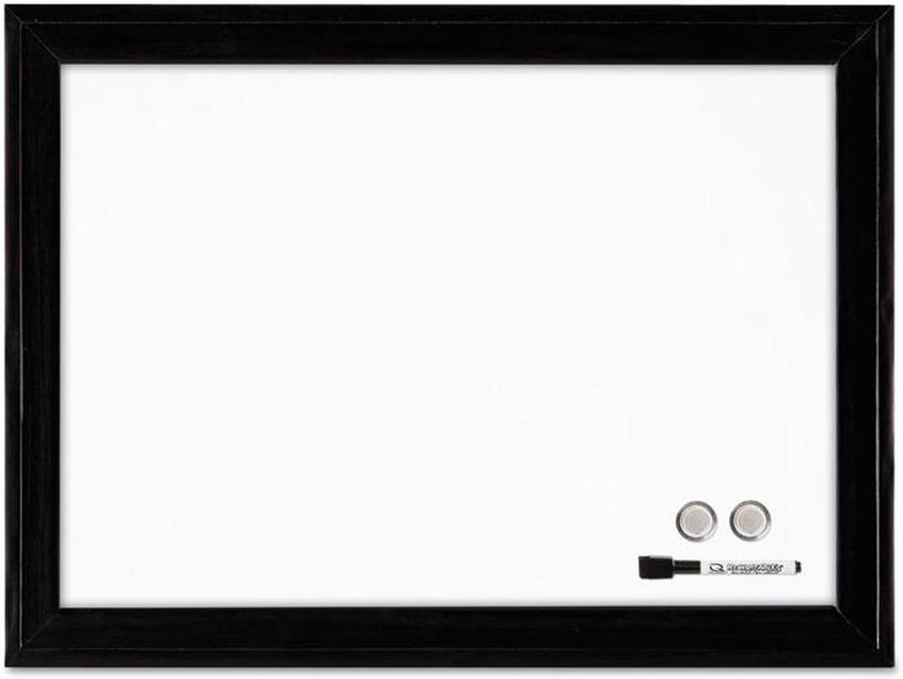 Alt view image 6 of 20 - Quartet Combination Magnetic Whiteboard Calendar & Corkboard 23x17 Black