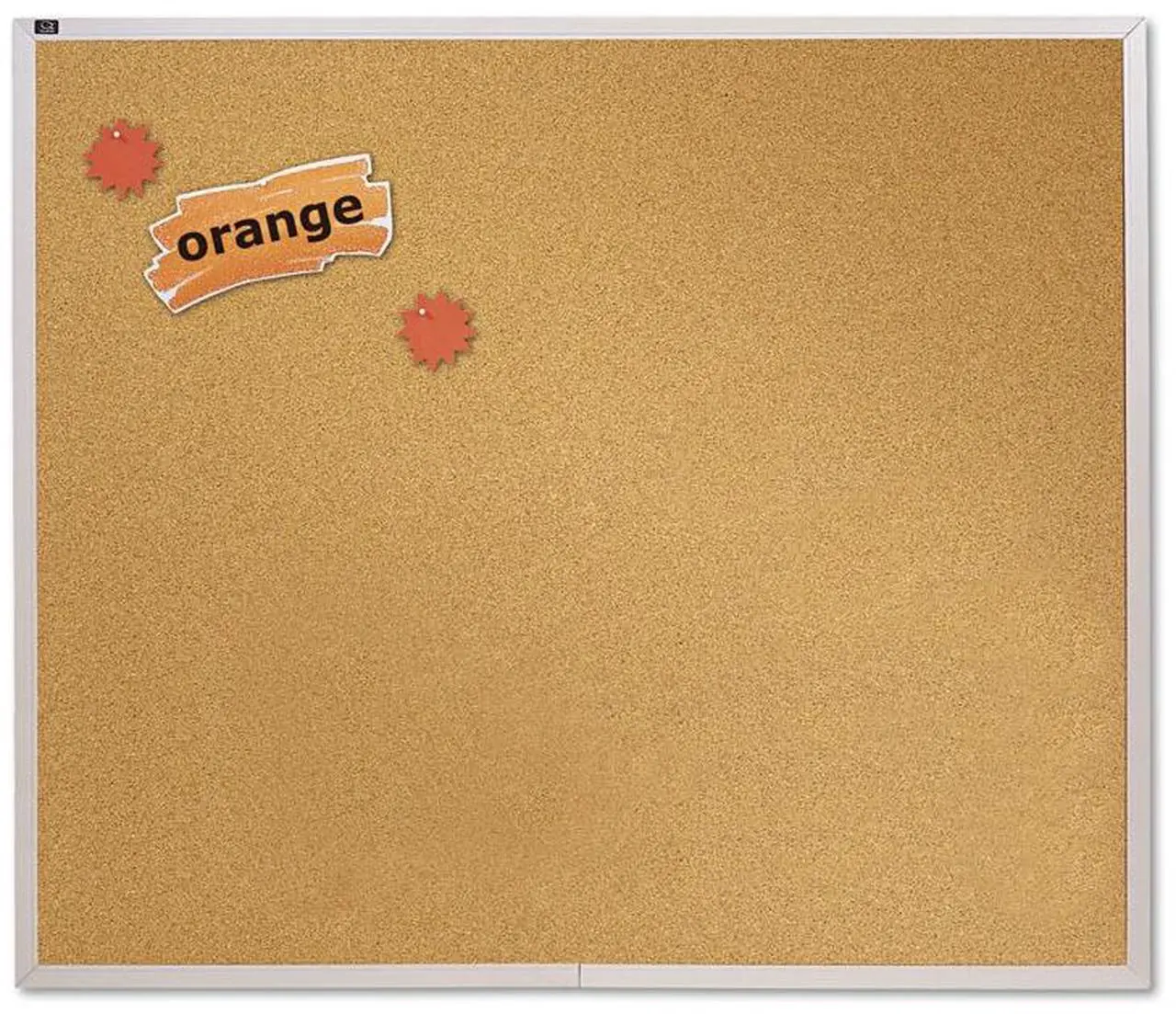 Alt view image 3 of 4 - Quartet ECKA406 4' x 6' Natural Cork Bulletin Board