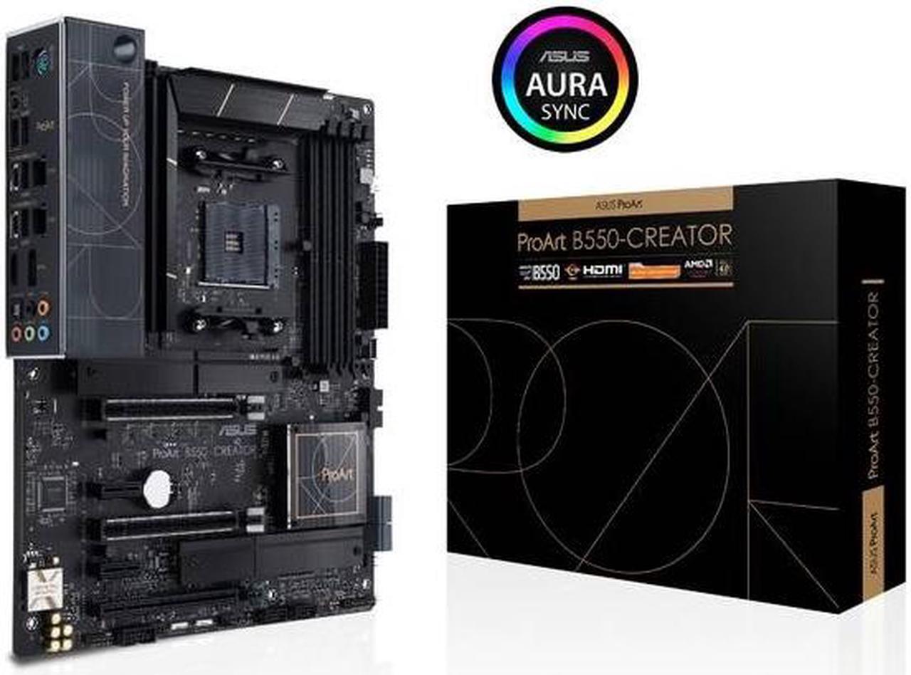 Main image of ASUS ProArt B550-CREATOR AM4 AMD B550 USB 3.0 HDMI ATX AMD Motherboard