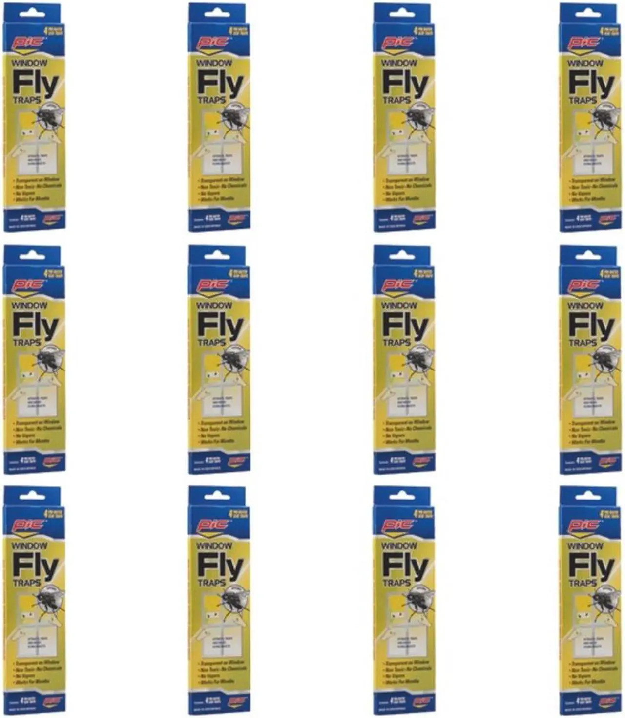 Alt view image 3 of 4 - PIC FTRP Window Fly Traps, 4 pk