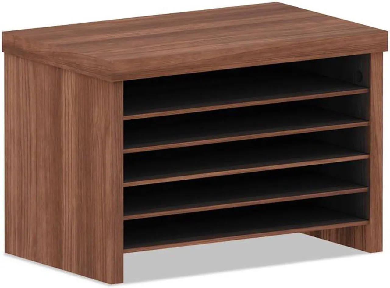 Alt view image 5 of 7 - Alera Valencia Under Counter File Organizer Shelf, 15 3/4w x 10d x 11h, Espresso