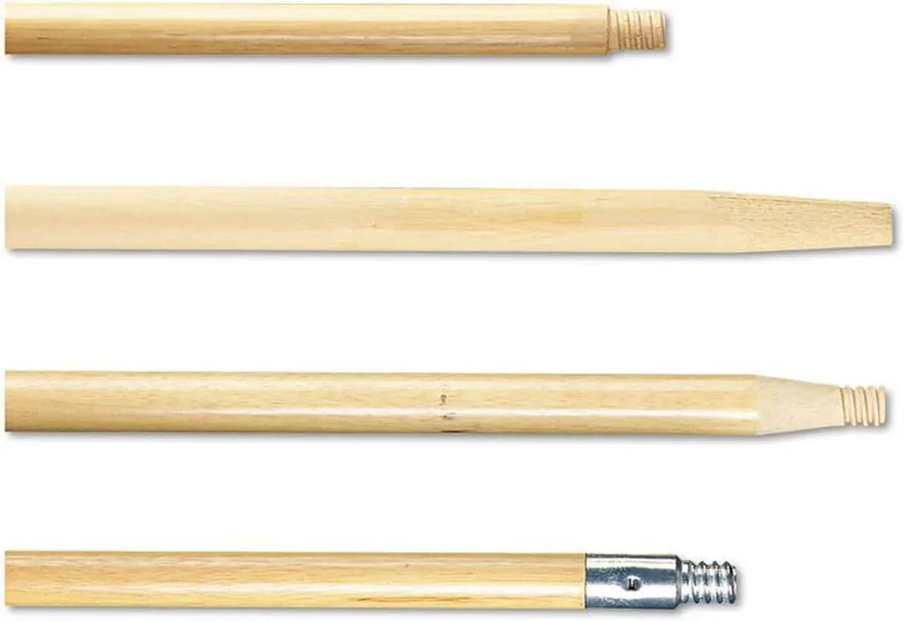 Alt view image 3 of 5 - Boardwalk Tapered End Broom Handle Lacquered Hardwood 1 1/8 Dia. x 60 Long 125