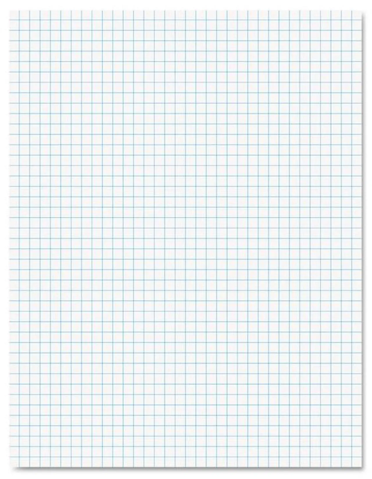 Alt view image 5 of 11 - Ampad Quadrille Pads 4 Squares/Inch 8 1/2 x 11 White 50 Sheets 22000
