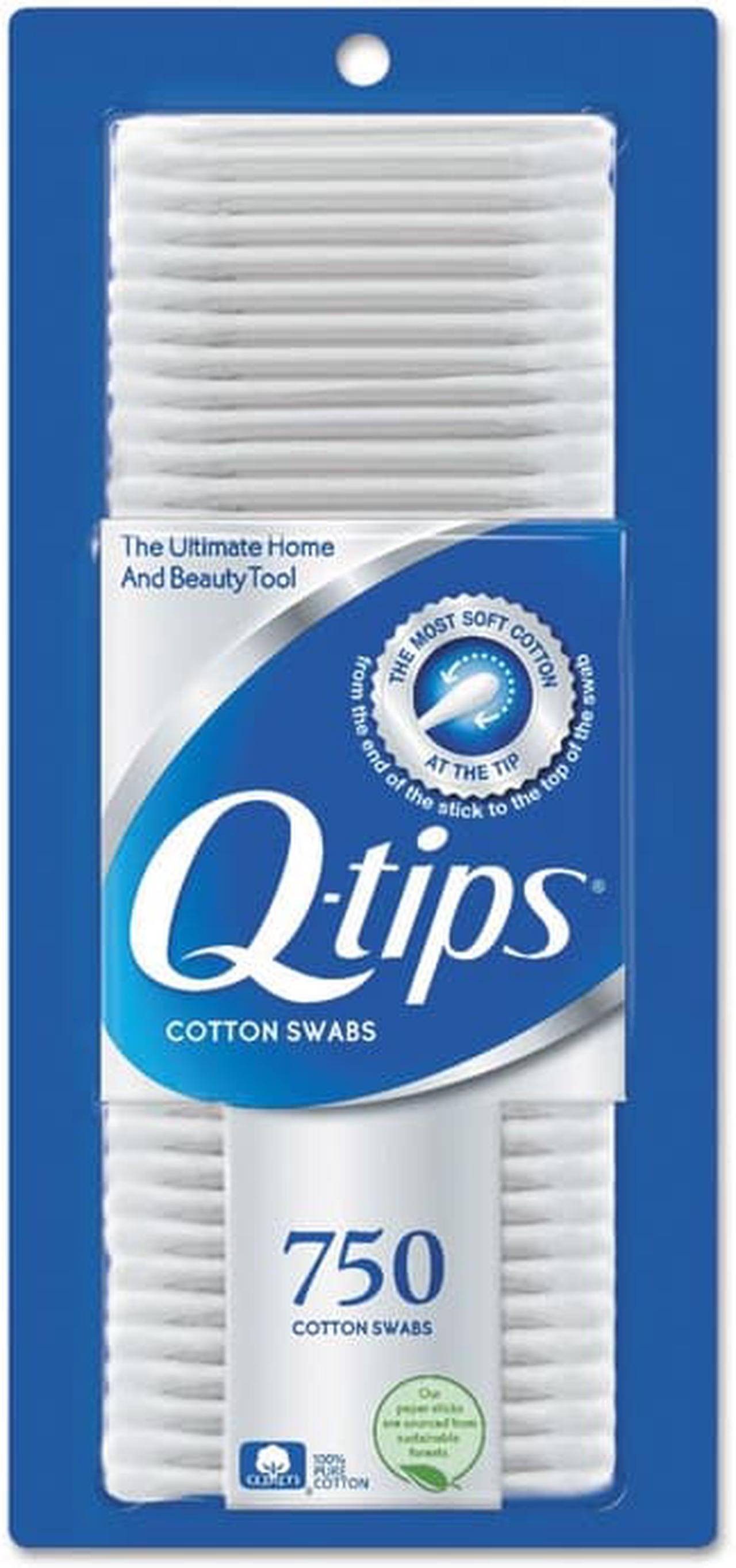 Alt view image 4 of 14 - Q-tips Cotton Swabs 750/Pack 09824PK