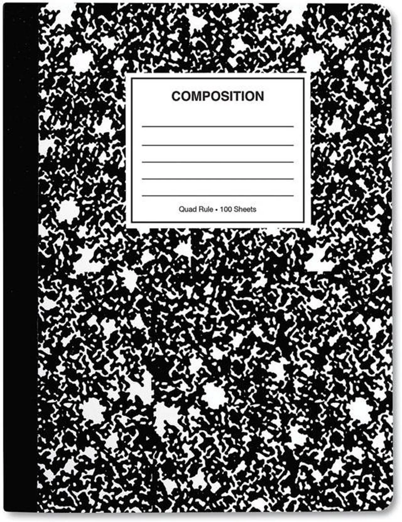 Alt view image 4 of 11 - Universal Quad Rule Composition Book. Quadrille Rule 7.5" x 9.75" 1 Subject Black 20950