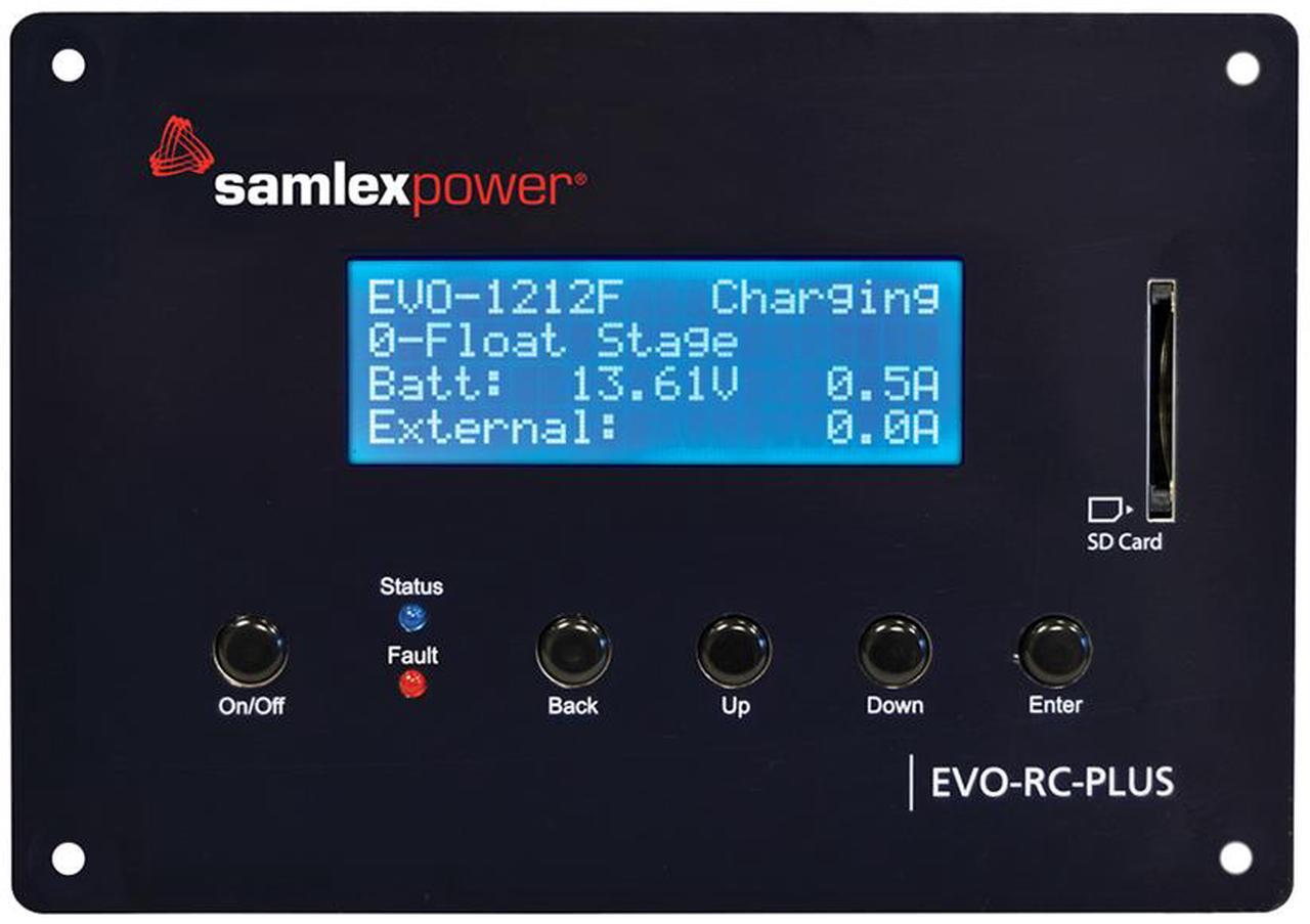 Alt view image 4 of 4 - Samlex Programmable Remote Control f/Evolution™ F Series Inverter/Charger - Optional