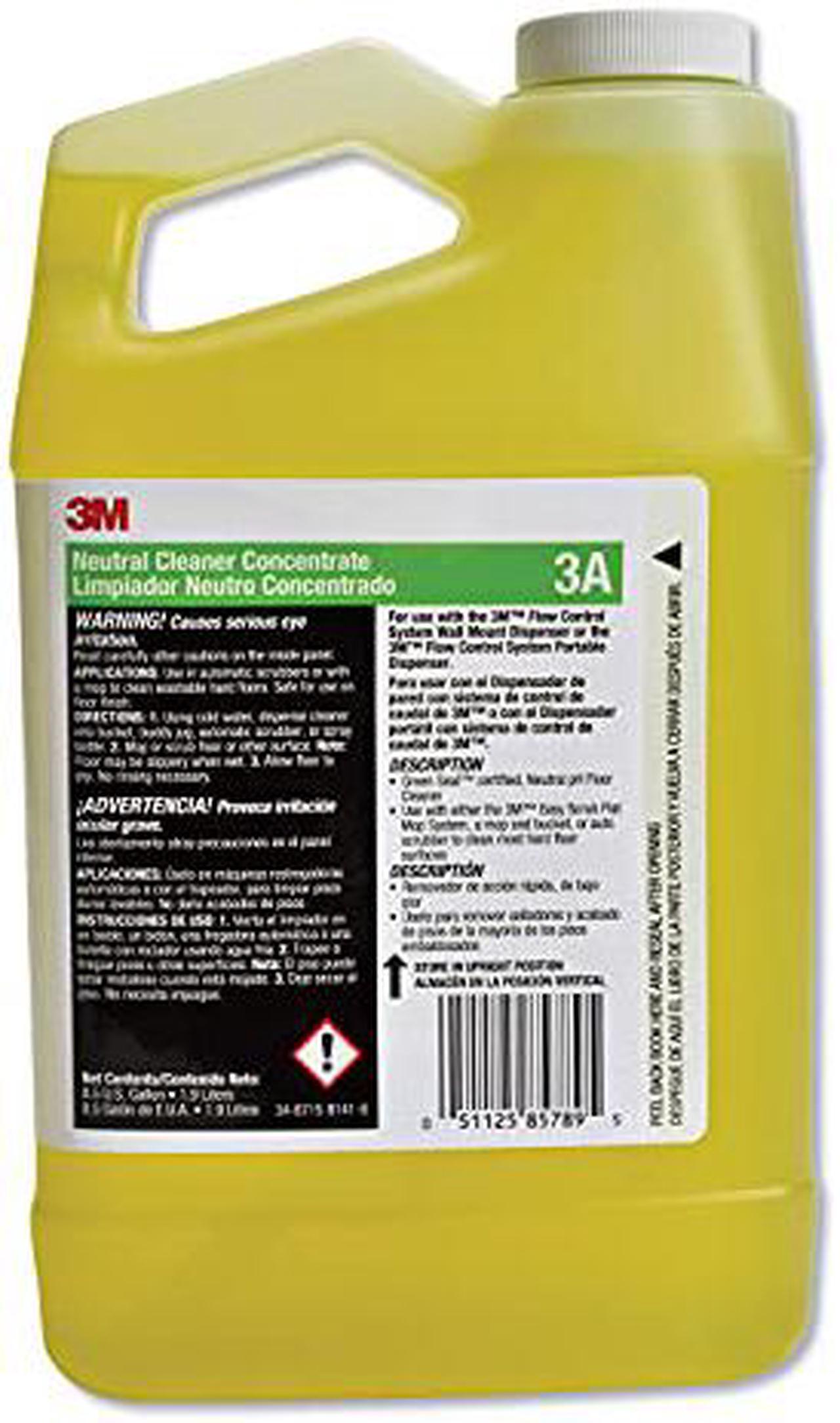 Alt view image 3 of 6 - 3M Neutral Cleaner Concentrate, 0.5 Gallon