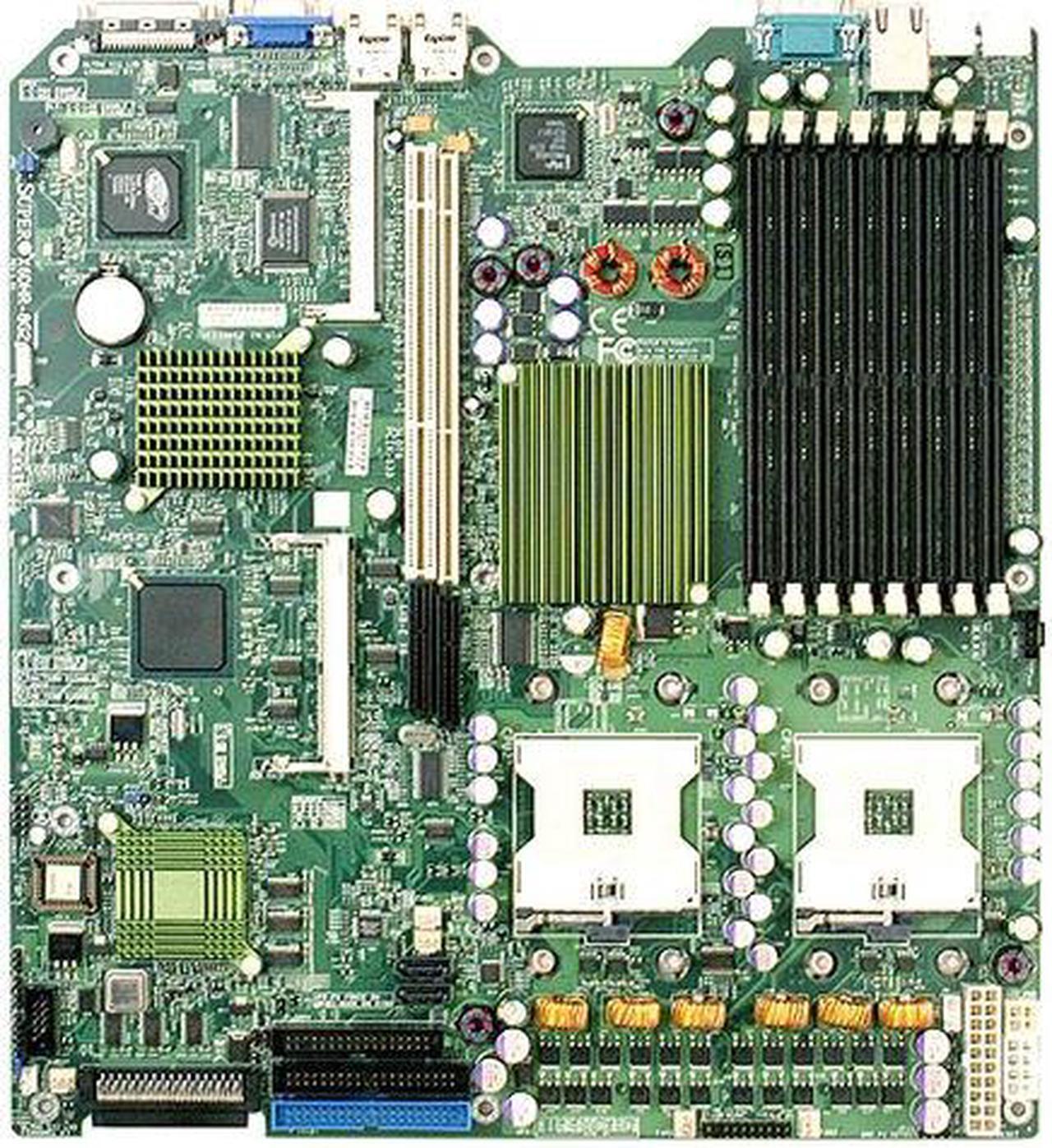 Alt view image 4 of 7 - Supermicro MBD-X6DHR-8GS-B Supermicro X6DHR-8GS Server Motherboard - Intel Chipset - Socket PGA-604-Extended ATX - 2 x Processor Support - 16 GB DDR2 SDRAM Maximum RAM - 400 MHz) Memory - Bulk Pack - OEM