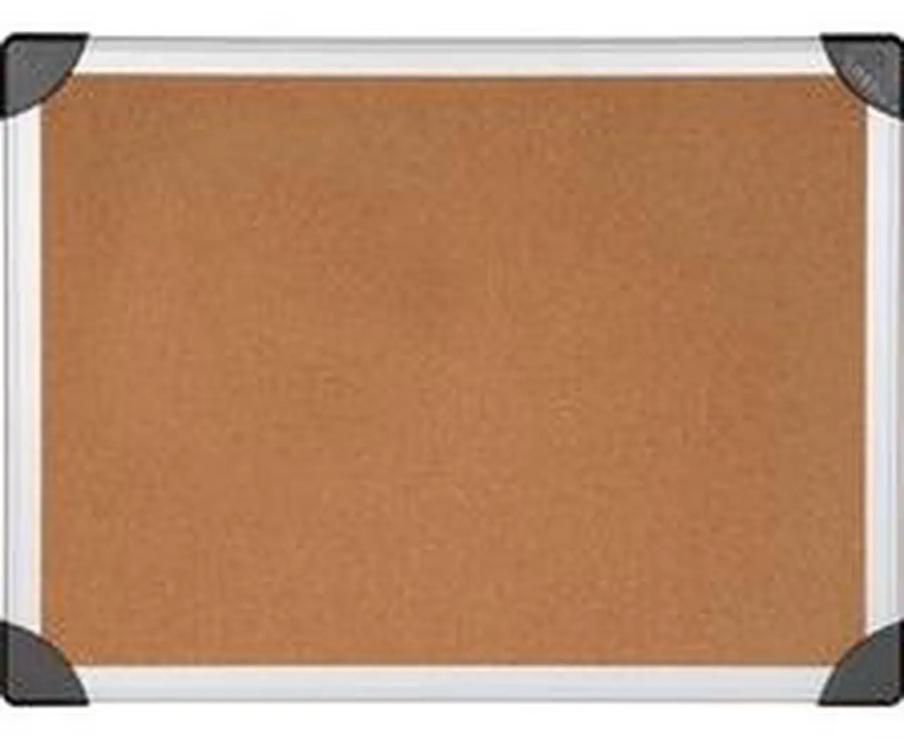 Alt view image 6 of 6 - Lorell Cork Board 3'x2' Aluminum Silver/Brown 19191