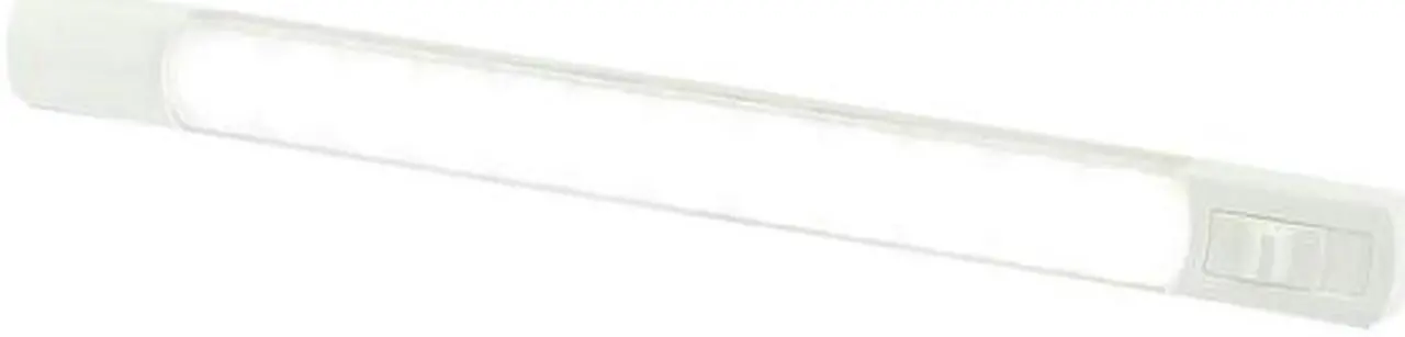 Alt view image 2 of 3 - Hella Marine Surface Strip Light w/Switch - White LED - 12V