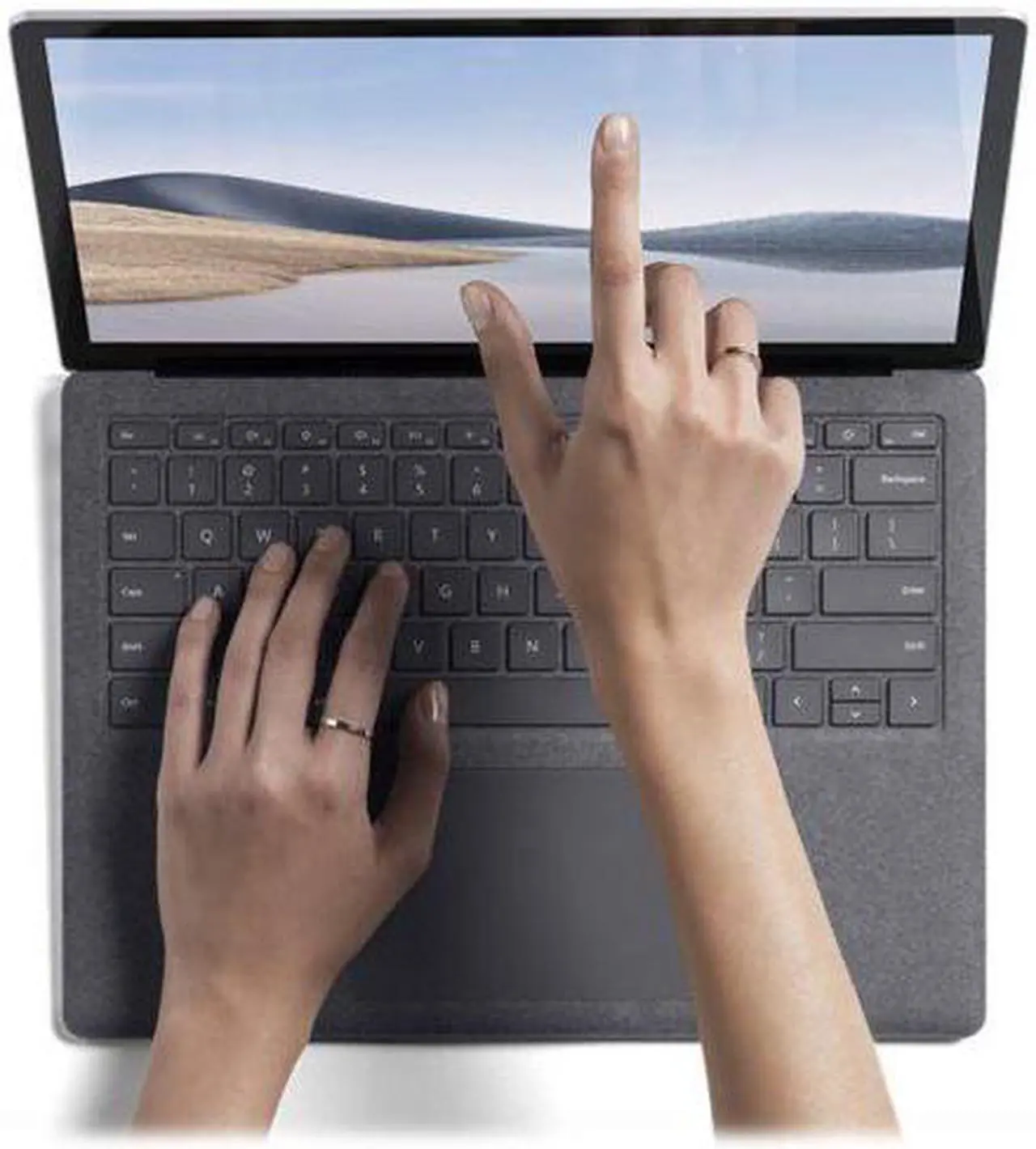 Alt view image 2 of 2 - Microsoft Surface Laptop 4 13.5” Touch-Screen – AMD Ryzen 5 Surface Edition - 16GB Memory - 256GB Solid State Drive - Windows 10 Pro (Latest Model) - Platinum