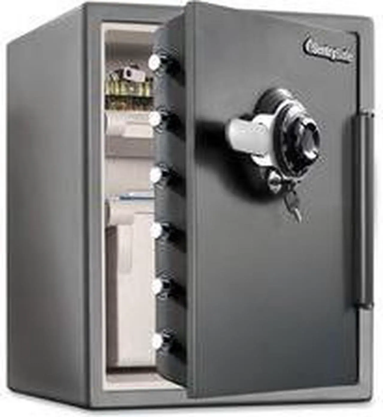 Alt view image 5 of 6 - SENTRY SAFE SFW205DPB Fire Safe,2.05 cu ft,Gray
