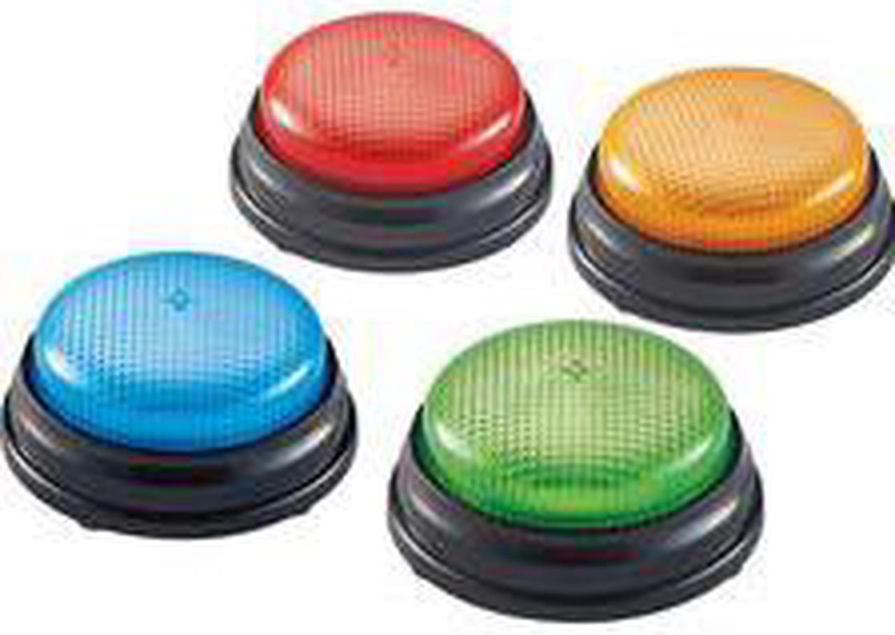Alt view image 7 of 13 - LEARNING RESOURCES LIGHTS AND SOUNDS BUZZERS SET OF 4