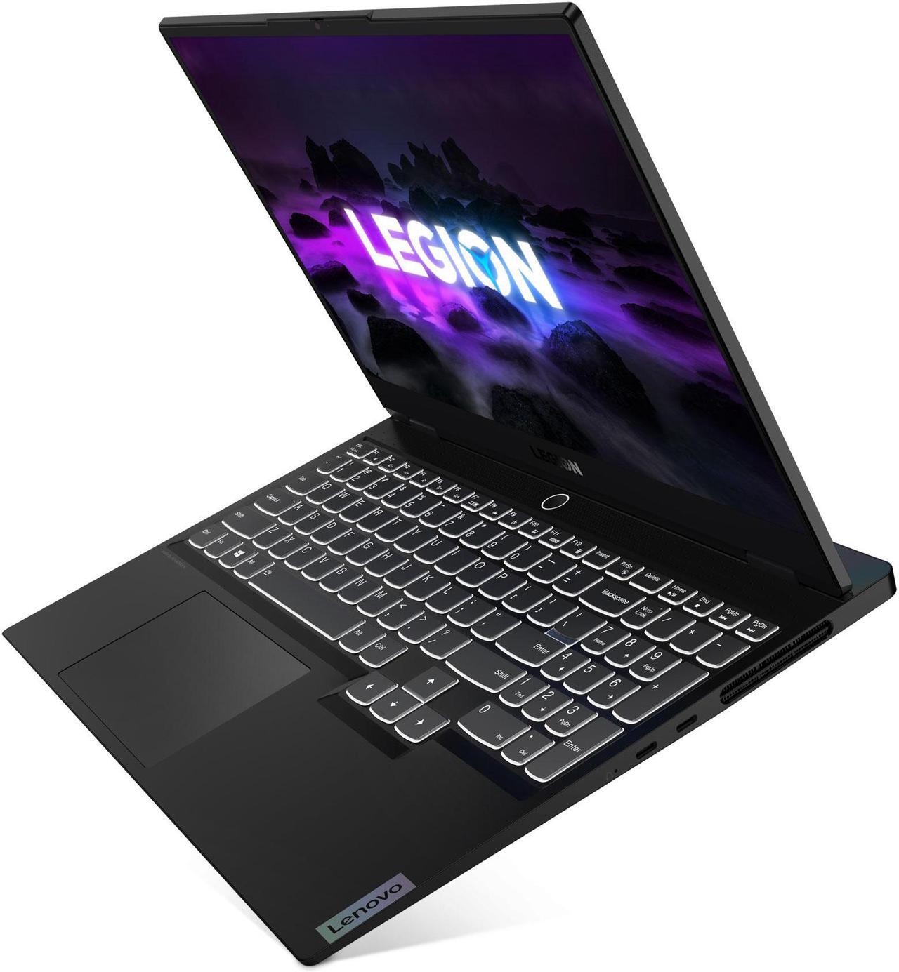 Alt view image 7 of 16 - Lenovo Legion S7 15ACH6 82K8007UUS 15.6" 165 Hz IPS AMD Ryzen 7 5000 Series 5800H (3.20GHz) NVIDIA GeForce RTX 3060 Laptop GPU 16 GB Memory 2 TB PCIe SSD Windows 11 Home 64-bit Gaming Laptop