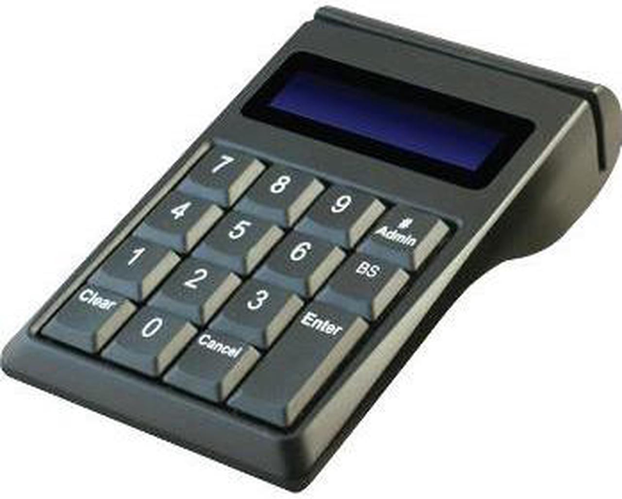 Alt view image 2 of 2 - ID Tech IDKE-534833BL SecureKey M130 Encrypted Keypad w/ MagStripe Reader - USB