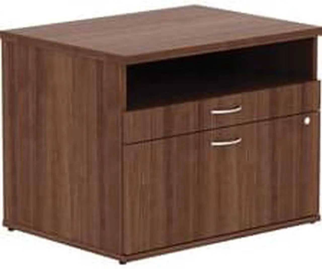 Alt view image 3 of 3 - Lorell File Cabinet Credenza Open Shelf 29-1/2"x22"x23-1/8" WT 16231