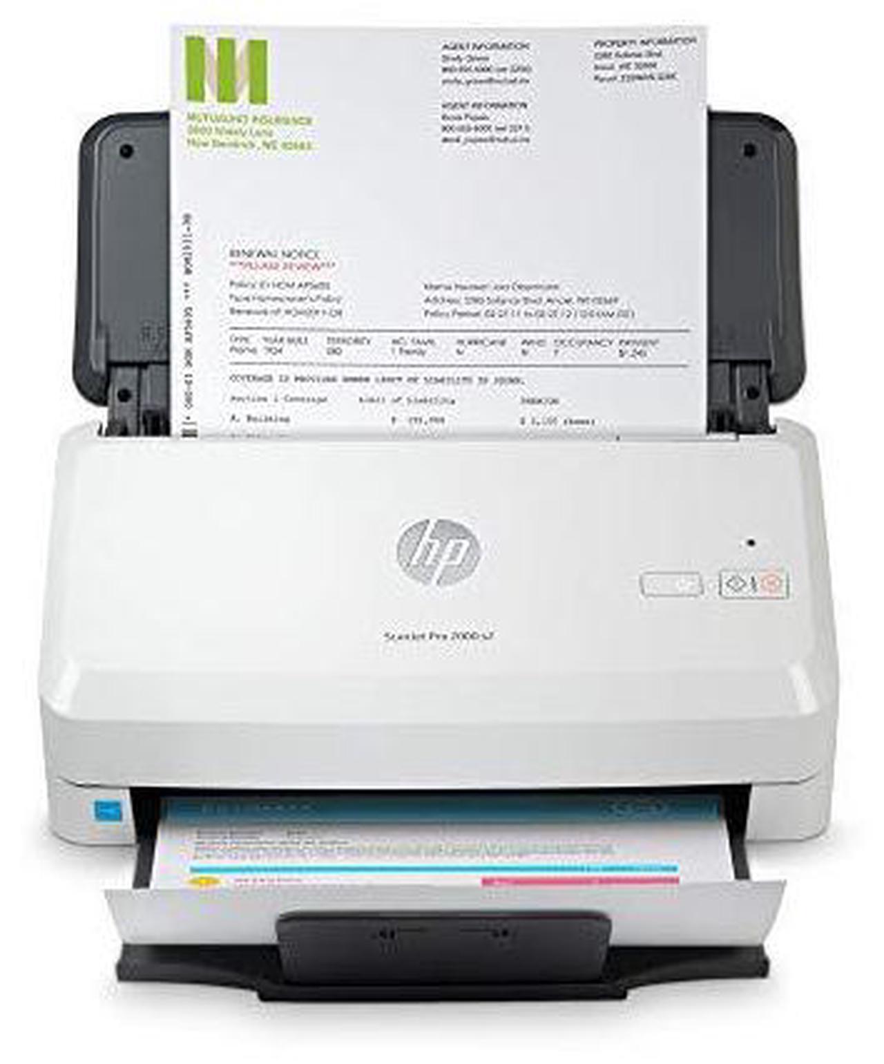 Alt view image 9 of 20 - HP ScanJet Pro 2000 s2 Sheetfed Scanner 600 dpi Optical 6FW06ABGJ