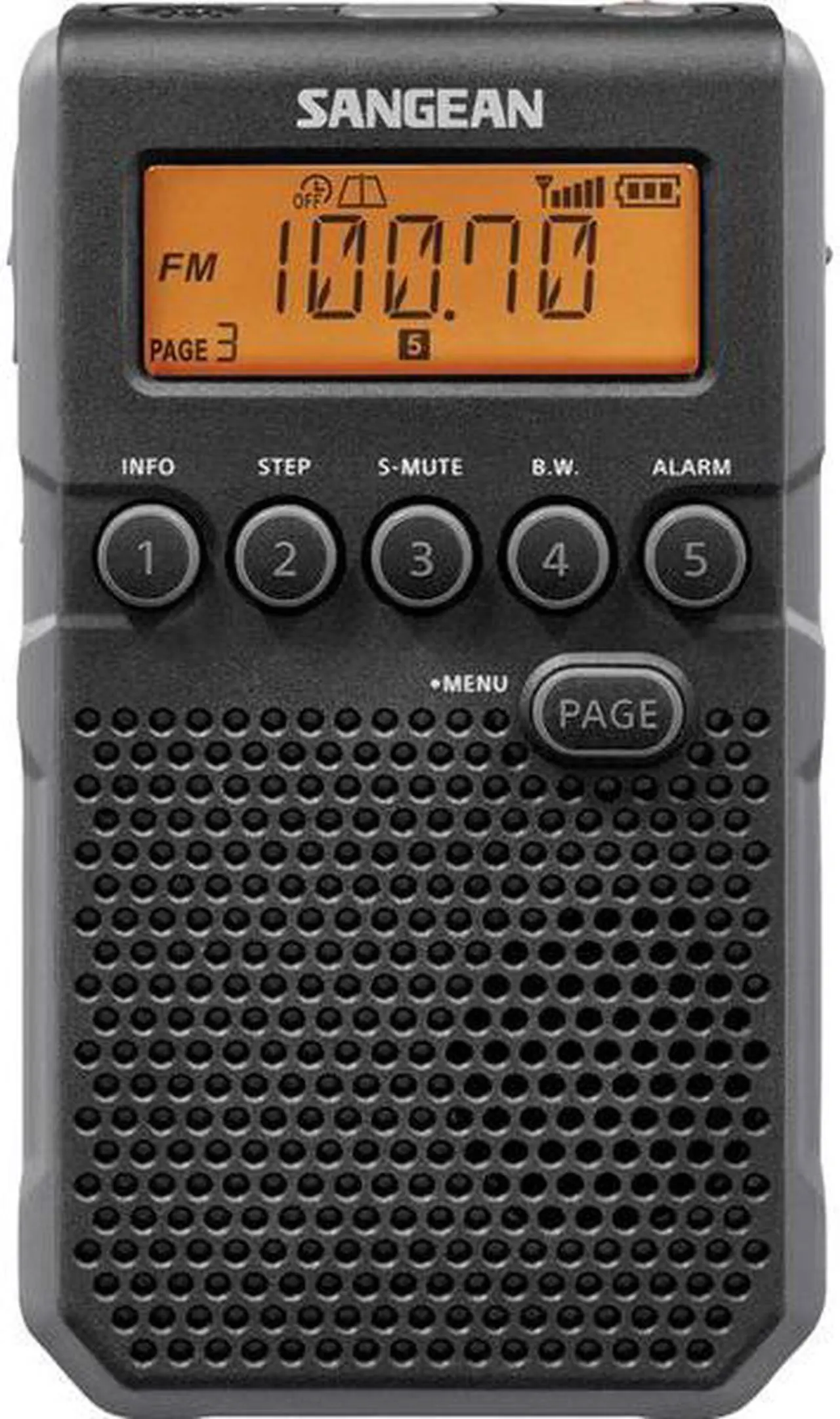 Alt view image 17 of 19 - Sangean DT-800BK AM/FM Weather Alert Pocket Radio (Black)