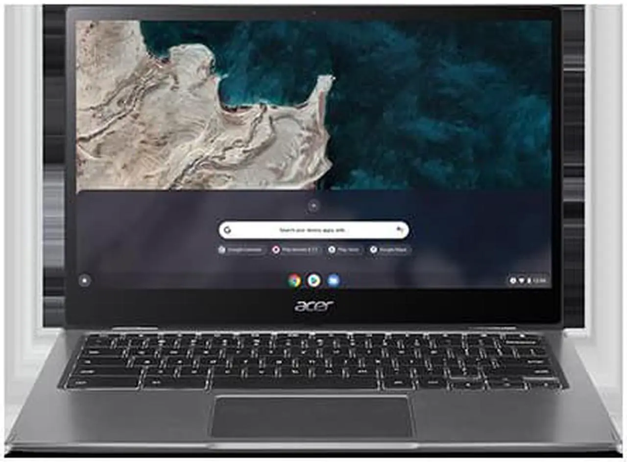 Alt view image 14 of 19 - Acer Chromebook Spin 513 R841LT R841LT-S6DJ 13.3" Touchscreen 2 in 1 Chromebook - Full HD - 1920 x 1080 - ARM Kryo 468 Octa-core (8 Core) 2.40 GHz - 8 GB RAM - 128 GB Flash Memory - Qualcomm SC71