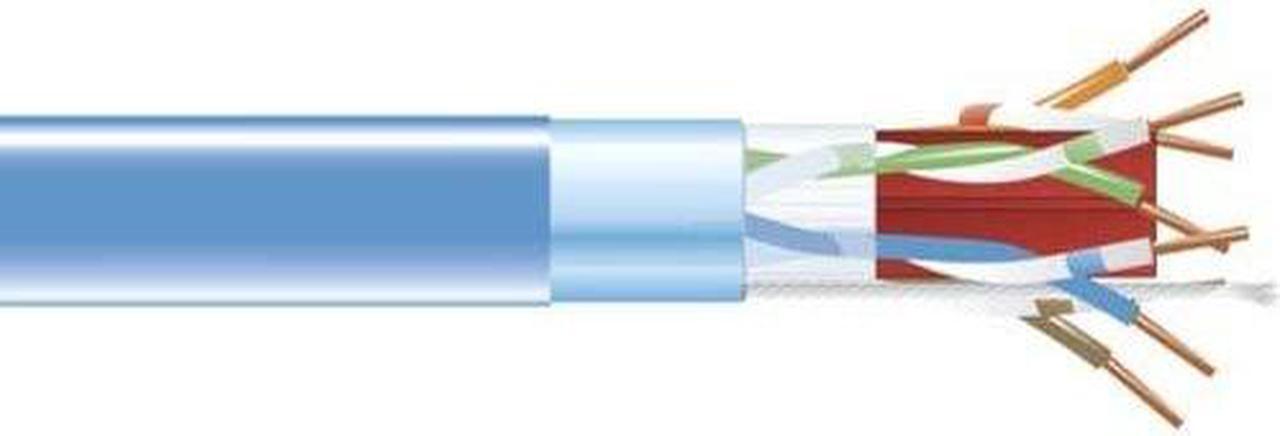 Alt view image 4 of 4 - Black Box CAT6A 500-MHz Bulk Cable - F-UTP, Plenum, Solid, Blue, 1000-ft.