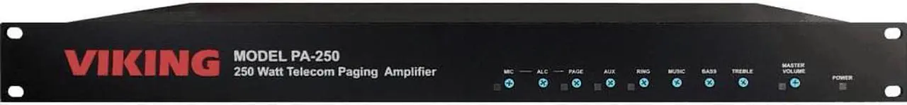 Alt view image 3 of 4 - 250 Watt / 70V Telecom Paging Amplifier