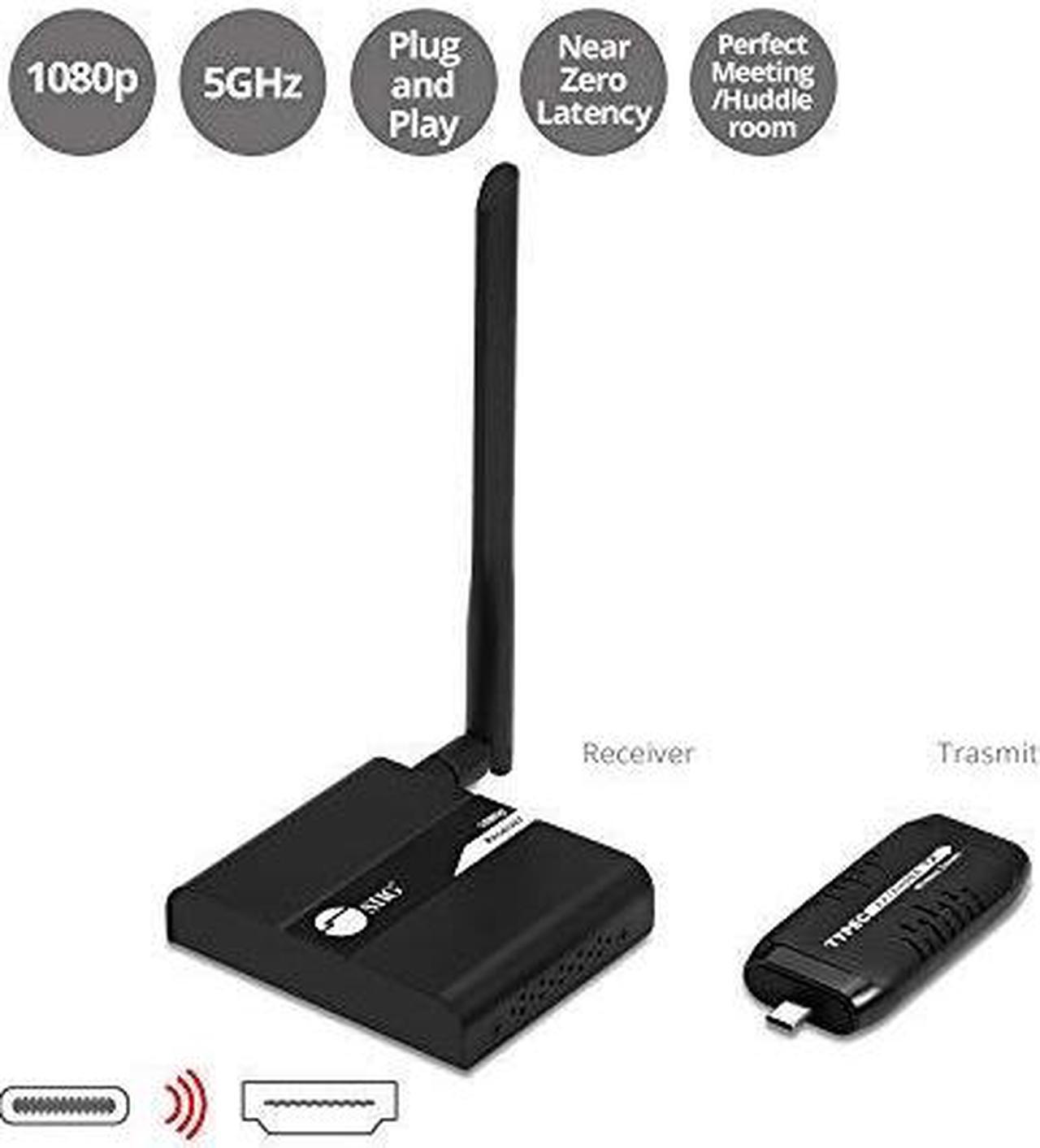 Alt view image 20 of 20 - SIIG USB-C AV Wireless Extender Kit, AV Transmitter & Receiver for HDMI Devices - 1080P 30M - Streaming from Laptop, PC, Cable, Netflix, YouTube, PS4 to HDTV/Projector (CE-H25J11-S1)