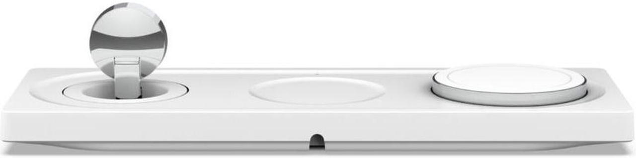Alt view image 9 of 14 - BELKIN WIZ016TTWH BOOST CHARGE PRO White 3-in-1 Wireless Charging Pad with MagSafe